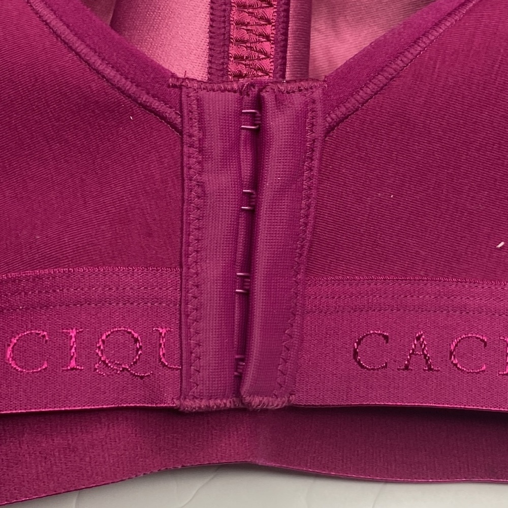 40H burgundy lace cotton lightly lined no wire bra Lane Bryant NWT plus size bra - Picture 7 of 8
